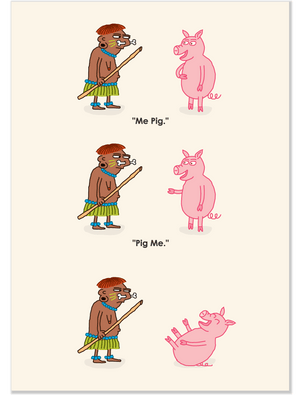 560 Me Pig (Birthday Card)