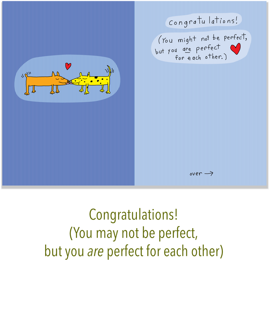 571 Lucky and Spot (Wedding Card)