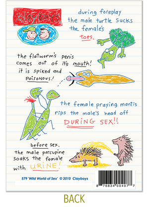 579 Wild World of Sex (Birthday Card)