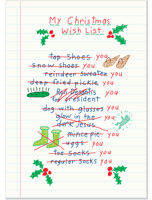 589 Wish List (Christmas Card)