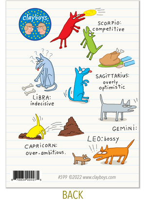 599 Astrology for Dogs (Any Occasion, Birthday Card)