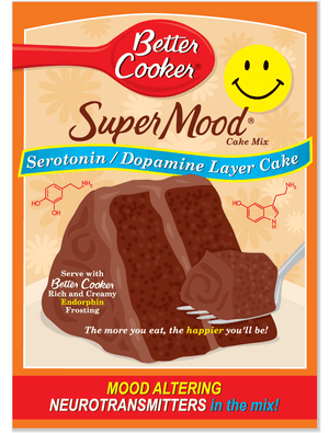 611 Super Mood Cake (Birthday Card)