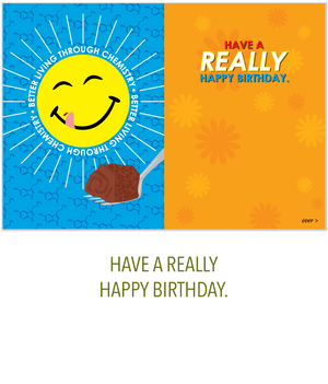 611 Super Mood Cake (Birthday Card)
