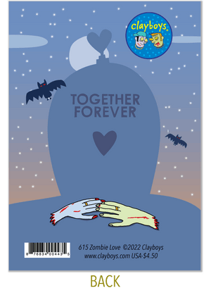 615 Zombie Love (Bachelorette Card, Wedding Card)