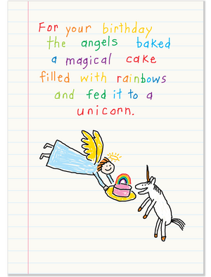 618 Unicorn (Birthday Card)