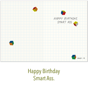 623 Smart Ass (Birthday Card)