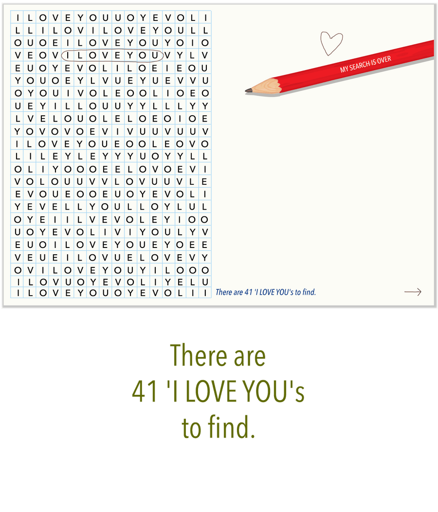 646 Word Search (Love Card)