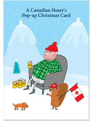 652 A Canadian Hoser's Pop-up Christmas Card