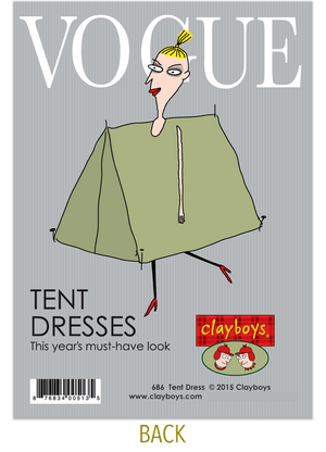 686 Tent Dress (Birthday Card)