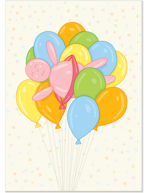 704 Baby Balloons (Baby Card)