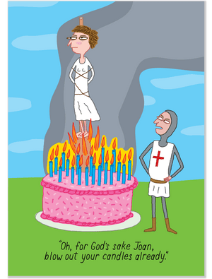 709 Joan of Arc (Birthday Card)