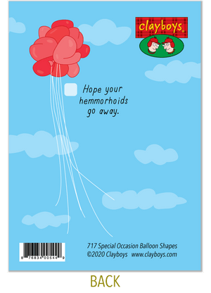 717 Special Balloon Shapes (Birthday Card)