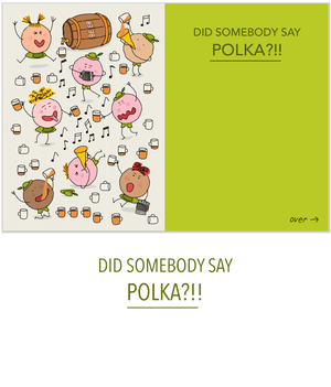 854 Polka Dots (Any Occasion Card)