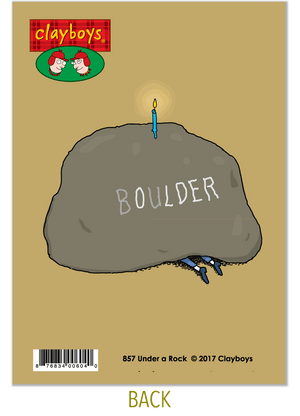 857 Under a Rock (Birthday Card)