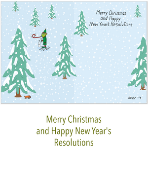 866 NY's Resolutions (Christmas Card)