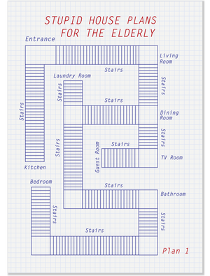 873 Stupid House Plans (Any Occasion Card)