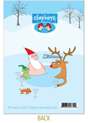 995 Skating (Christmas card)